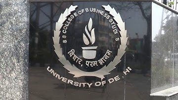 business studies | Shaheed Sukhdev College of Business Studies| Delhi University