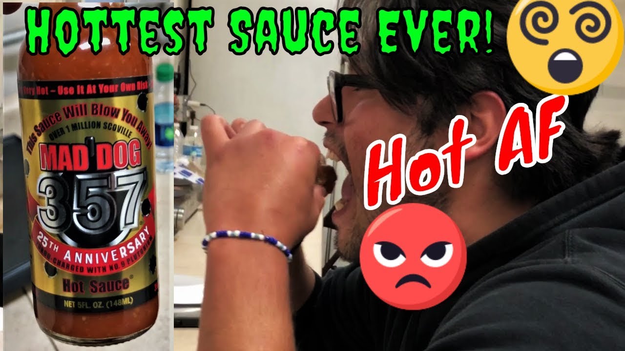 Mad Dog 357 Gold Edition 1 000 000 Scoville Hottest Sauce Ever Reaction Youtube