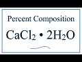 Percent Composition of Water in Compounds