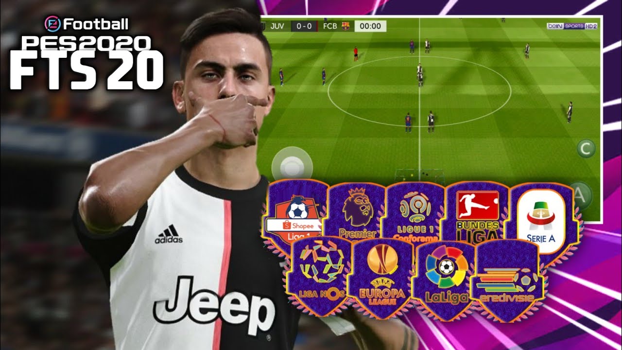 FTS 20 Liga Shopee & League Europa Mod PES 2020 (300MB