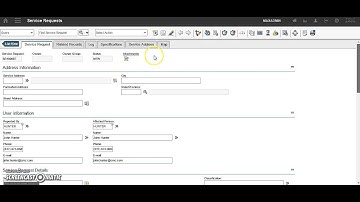 Converting Service Request to a Work Order