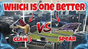 [WR] 🔥[Nerf]Claw VS Spear Weapon Comparison |War Robots|