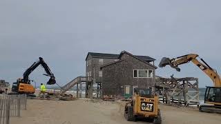 Rodanthe house demolished on the Outer Banks