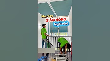 Mẹo hay lắp rèm tổ tự động che nắng giếng trời có thể giảm nóng #shorts #youtubeshorts