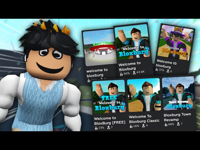 🧐 Playing FAKE BLOXBURG Games! (Best FREE Option?) 🔎