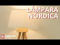 Lámpara nórdica casera: cómo construirla | Cadena 88