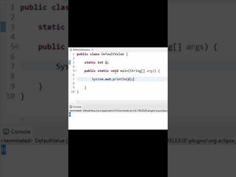Global variables default