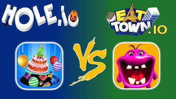 Eat Town.io vs. Hole.io | Which Is The Better Game? | Part 47