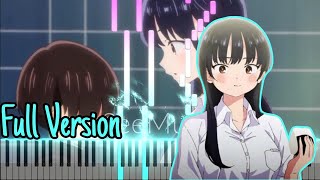 Kohana Lam - Koishiteru Jibun sura Aiseru n da (Boku No Kokoro No Yabai Yatsu Ed 2 Full) Easy Piano