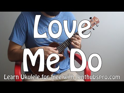 Love Me Do - Beatles - Beginner Song Ukulele Tutorial