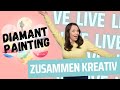 🔴 LIVE: Gemeinsam kreativ:Diamond Painting! Mach mit oder entspann dich! 🎨💎