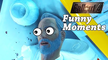 Fallout 4 : Funny Moments With The Institute ! (And Console Commands)