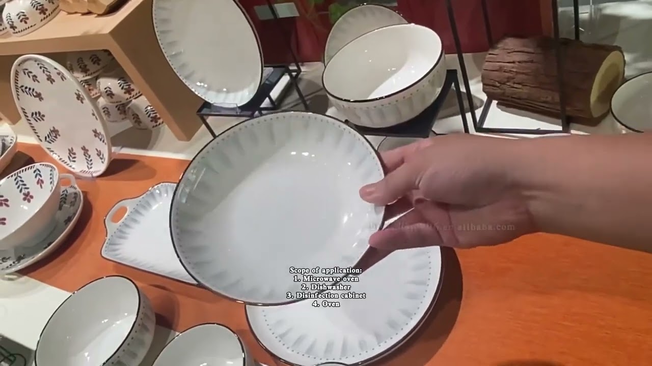 Simple Nordic tableware dishes set # ceramics