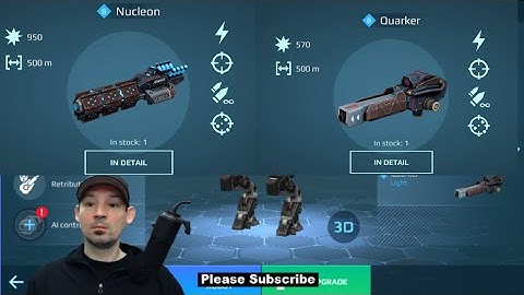 New weapons,  Nucleon and Quarker  War Robots Test Server