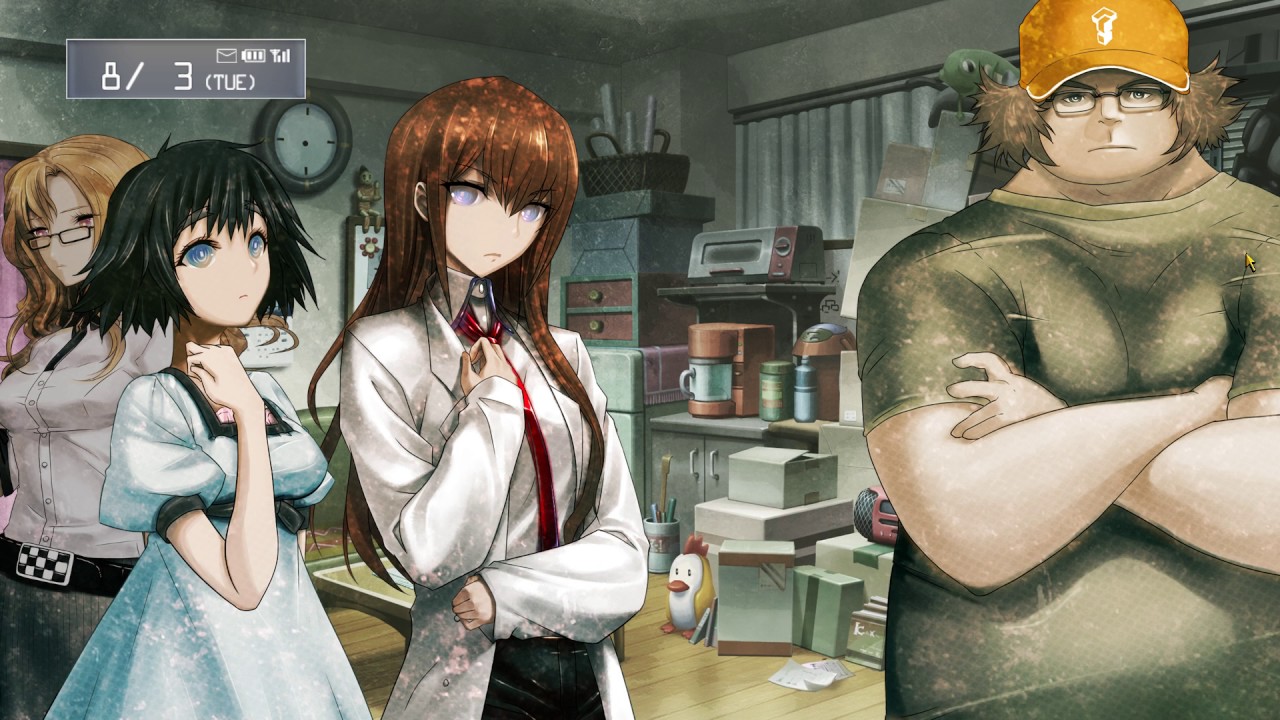 Steins gate русификатор. Мистер Браун врата Штейна. Врата Штейна Хияджо. Врата Штейна 0 новелла. Врата Штейна визуальная новелла.