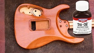 How to hand finish a guitar with True Oil