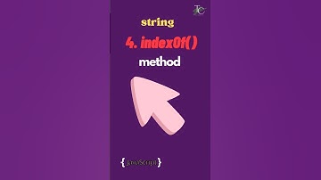 4. indexOf method in Javascript | String methods in javascript | #javascript tutorial in 1 minutes
