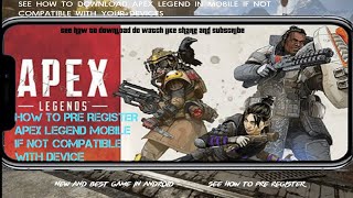 How to preregister apex mobile if you are not able to do it from play store ●do subscribe & share ● screenshot 3
