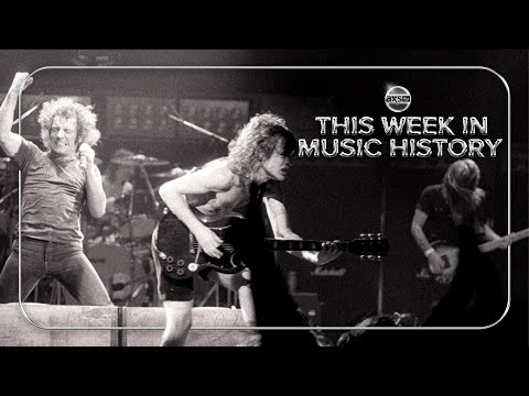 AC/DC Released 'Back in Black' Featuring Brian Johnson | This Week in Music History