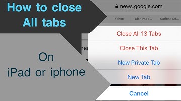 How to close all Apple Ipad Safari tabs completely Electronics and Gadgets