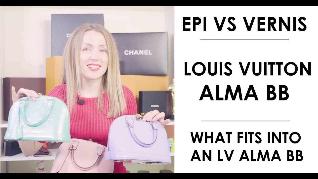 Louis Vuitton Alma BB Epi Leather Rose Bag-Louis Vuitton Alma BB Epi  Leather Rose Bag-RELOVE DELUXE