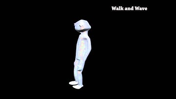 1st Character Animation in Blender