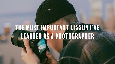 The Most Important Lesson I