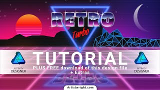 In this affinity designer tutorial i will guide you through making a
cool 1980s style vector design. also, would like to give all free
download of th...