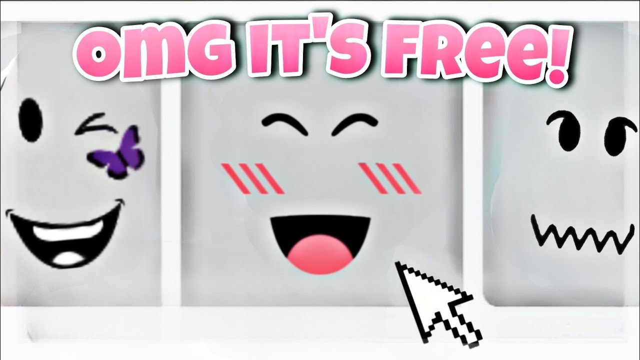 HOW TO GET FREE FACES ON ROBLOX!! (working in 2022) 