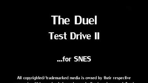 [Intro][SNES] The Duel - Test Drive II