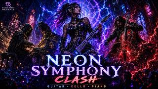 Neon Symphony Clash ⚡ Emotional Electric Guitar, Dark Cello & Piano