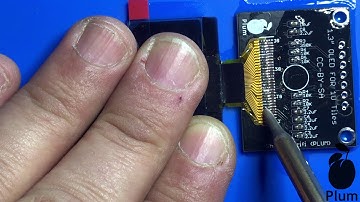 1uO_c / 1uT_u OLED Screen Assembling