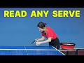 How To Read ANY Table Tennis Serve The Ultimate Guide
