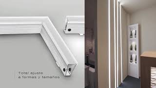 Luminarias para perfiles de aluminio, GRUPO TECNOLUZ