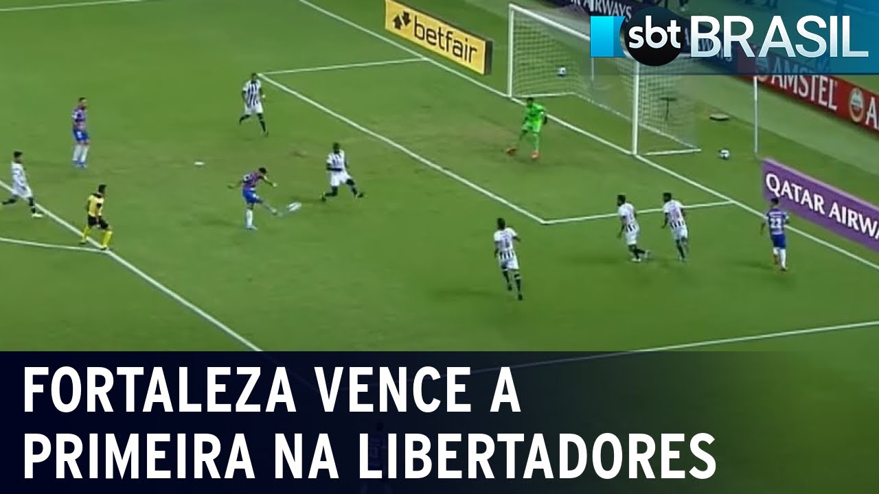 Fortaleza vence primeira partida na Libertadores | SBT Brasil (28/04/22)