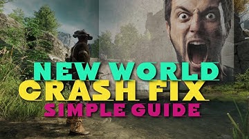 SIMPLE CRASH / SCREEN FIX FOR NEW WORLD | GUARANTEED FIX! - SUB / LIKE