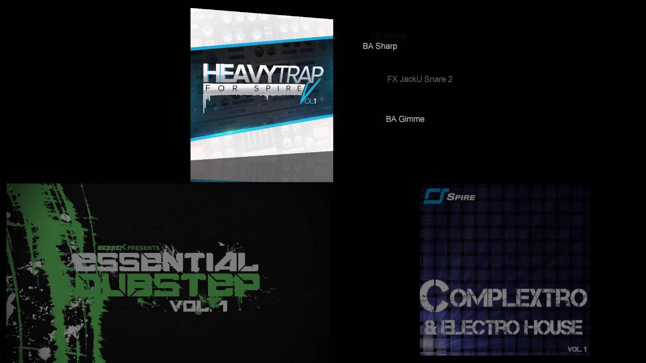 Dirty Bass Bundle (4 in 1 soundset bundle for Reveal Sound Spire) BY DERREK