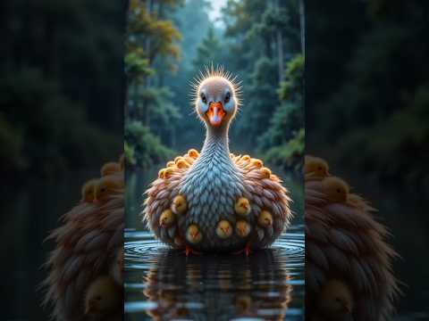'This Duck Has a Surprise! Watch Closely...'#birds #shorts #nature #birdlover #ai