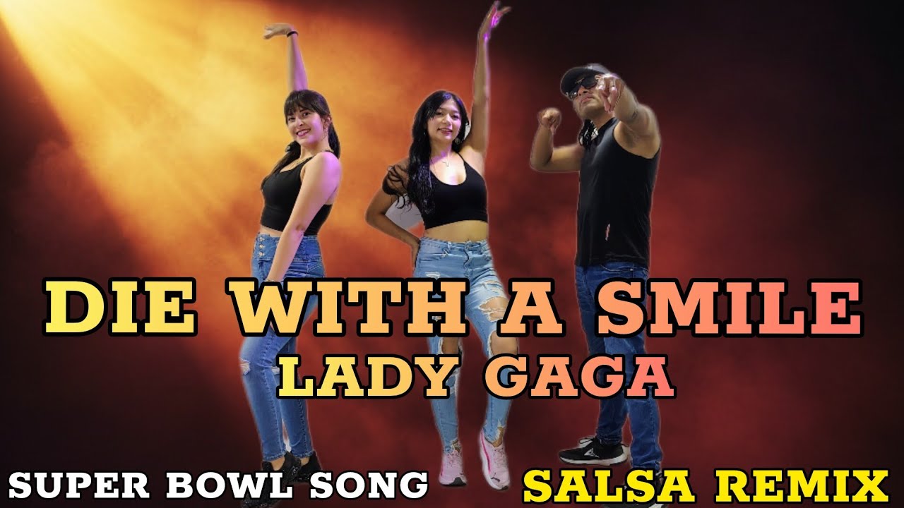 Die With A Smile - LADY GAGA (Salsa Remix) Super Bowl | Dance Workout Choreography | Team Crow