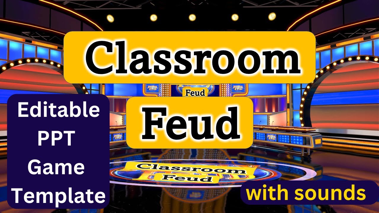 Free Printable Family Feud Game Templates [PPT] For Teachers