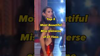 Top 5 Most Beautiful Miss Universe Winner 👑😍 #shorts