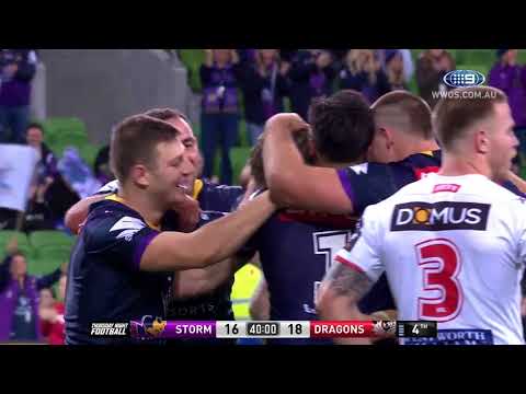 NRL Highlights: Melbourne Storm v St George Illawarra Dragons - Round 17