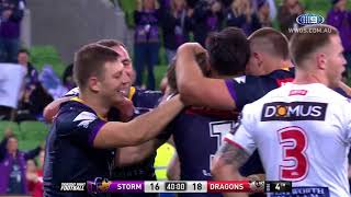 NRL Highlights: Melbourne Storm v St George Illawarra Dragons - Round 17