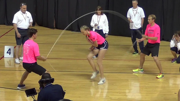 Graham, Matthew, Morgan, Nicole Double Dutch Pairs Speed - USAJR Nationals 2016