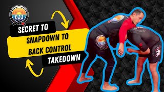 How to Hit the Snapdown Go Behind Takedown