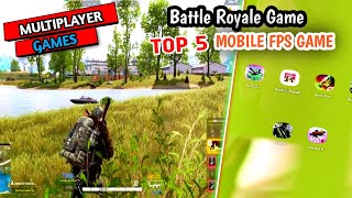 Top 5 New Battle Royale Games for Mobile ||  Best Android Game 2024