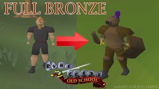 Oldschool Runescape Making Full Bronze