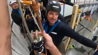 Live re-anchor rescue from ascenders and passing the knots - IRATA re-assessment