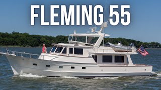 TRAVEL THE WORLD in this $2,500,000 Yacht | Fleming 55 Yacht Tour