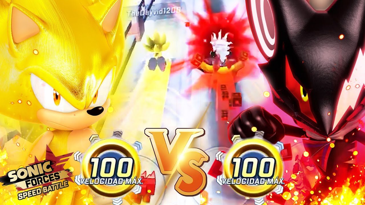 📲 Sonic Forces 😲 Cual Boost Es Mas Poderoso ❓  Super Sonic VS Infinite ⭐
